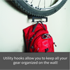 Session Bike Racks: Horizontal Bike Wall Mounts